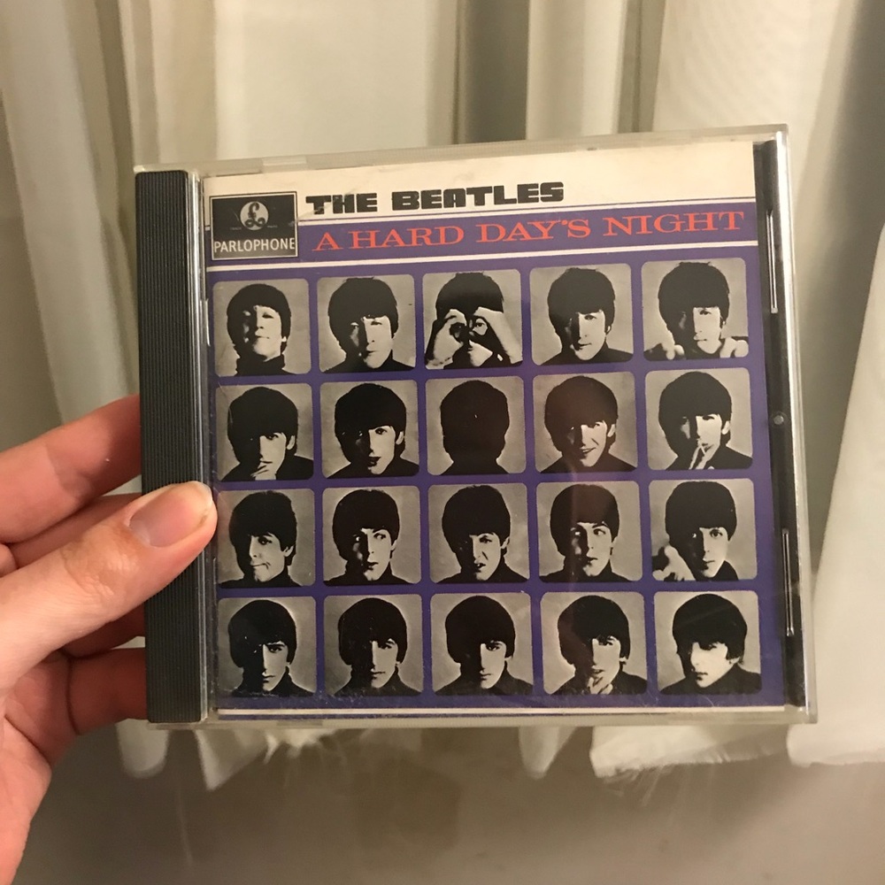 B E A T L E S CD“A Hard days N I G H T” /B U R N E D CD “With the B E A T L E S”